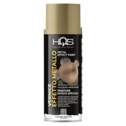 Vernice spray dorato effetto metallo oro pallido ml.400 HQS doratura