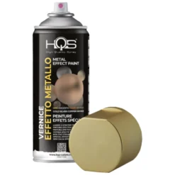 Vernice spray dorato effetto metallo oro pallido ml.400 HQS doratura