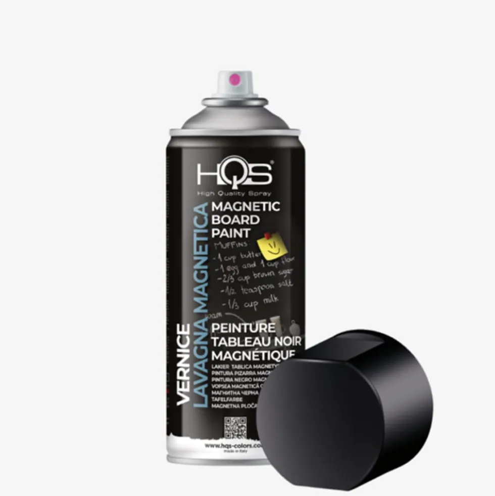 Vernice spray effetto lavagna magnetica ml.400 nero HQS
