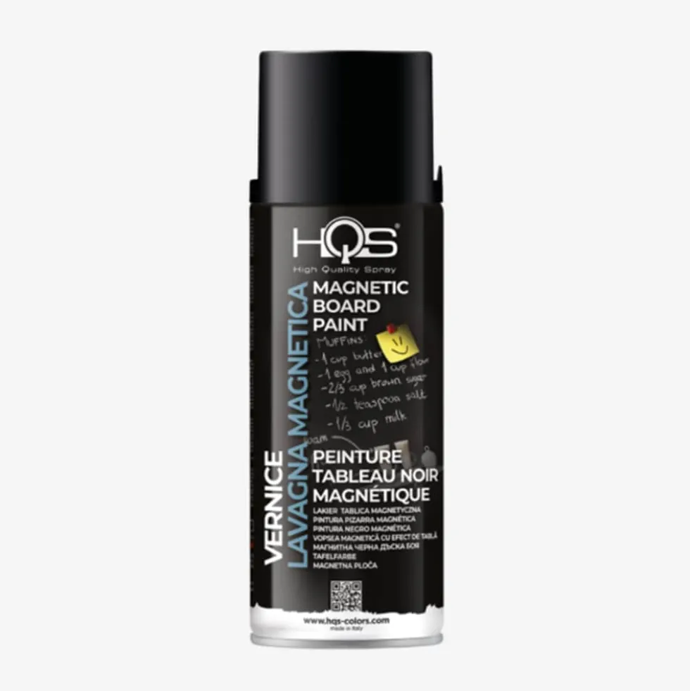 Vernice spray effetto lavagna magnetica ml.400 nero HQS