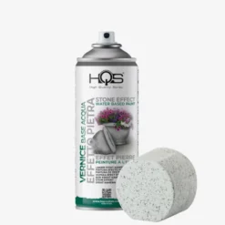 Vernice spray effetto pietra base acqua ml.400 vernice effetto pietra/granito HQS vari colori