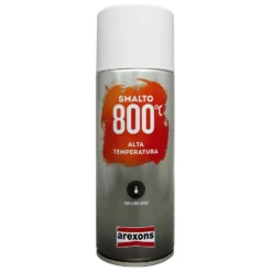 Vernice spray nero opaco alta temperatura 800°C Arexons
