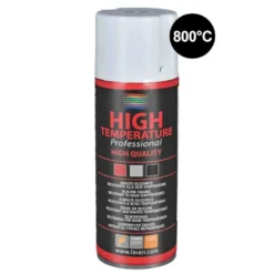 Vernice spray siliconica alta temperatura 800°C nero opaco FAREN
