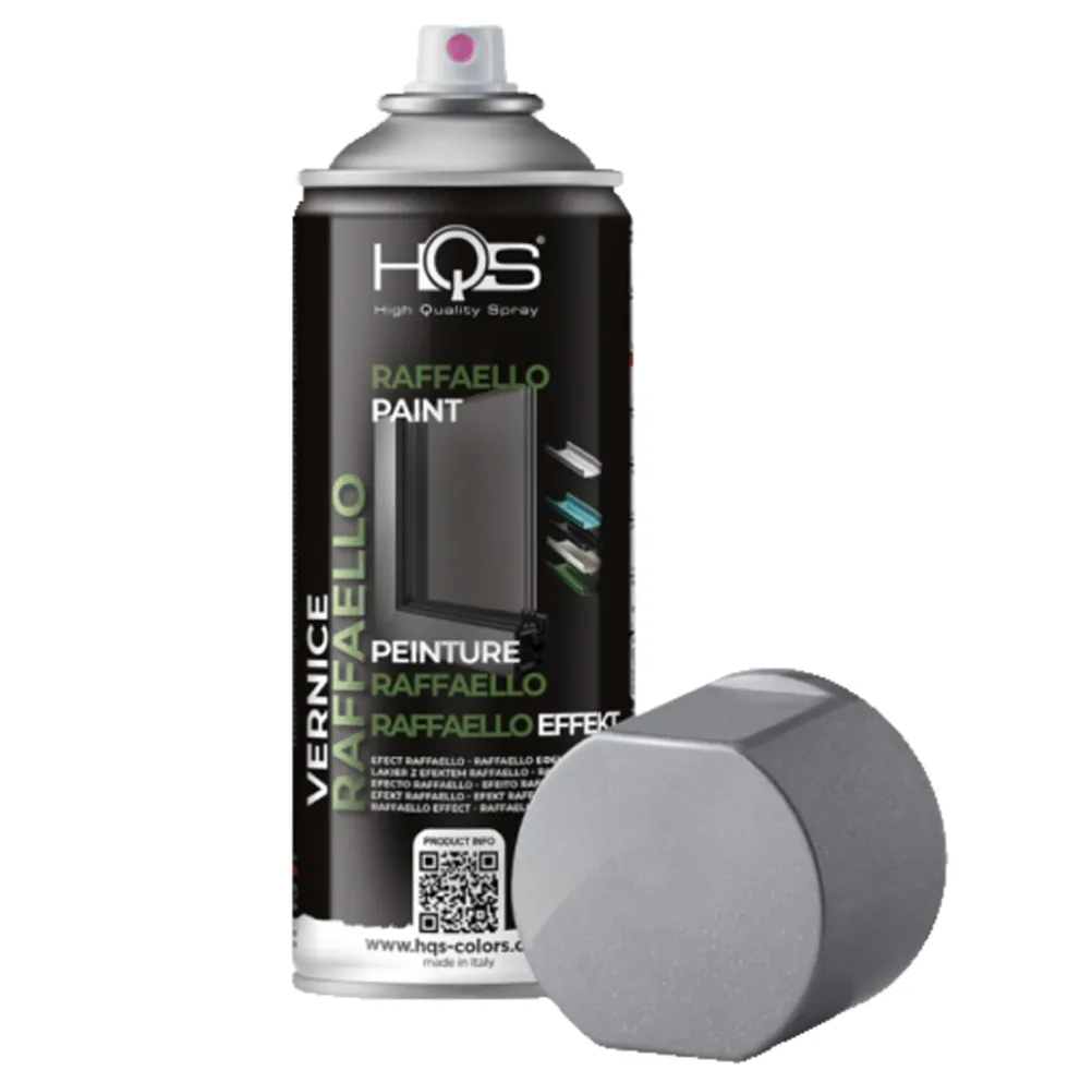 Vernice spray tinte Raffaello per infissi ml.400 grigio Raffaello HQS