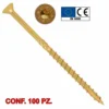 Viti portanti per legno FM-WOOD PRO torx mm.6 x 120 cf.100 pz. FRIULSIDER