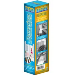 Zanzariera a chiusura magnetica automatica per porte cm.120 x 240 bianca