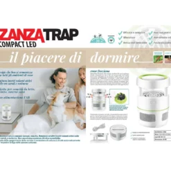 Zanzariera elettrica da interno con alimentazione USB CFG ZANZATRAP COMPACT LED