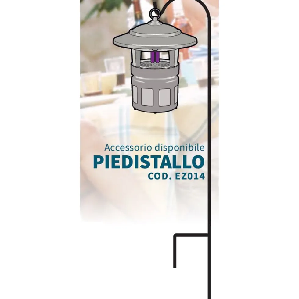 Zanzariera elettrica macchina cattura insetti da esterno CFG ZANZATRAP360 per aree fino a 400mq